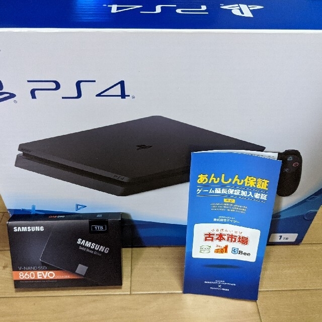 【新品SSD1TB】PlayStation4 本体 CUH-2100BB01