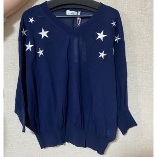 スコットクラブ(SCOT CLUB)のちゃま様専用★【新品】soeur7  星柄刺繍サマードルマンニット(ニット/セーター)