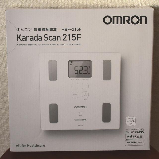 OMRON(オムロン)のsnyder様 オムロン体重体組成計 HBF-215F omron Karada スマホ/家電/カメラの美容/健康(体重計/体脂肪計)の商品写真