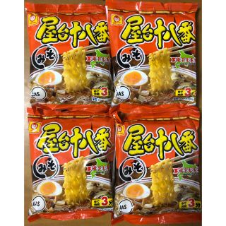 ニッシンショクヒン(日清食品)の北海道 マルちゃん 屋台十八番 みそ 4袋まとめ売り(麺類)