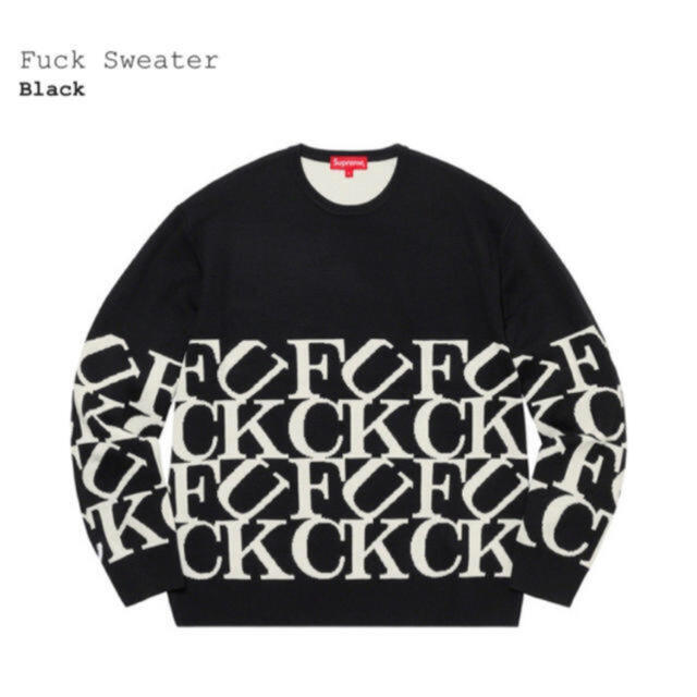 supreme fuck sweaterメンズ