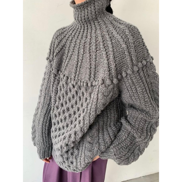 CLANE  クラネ  ARCH CABLE HAND KNIT    レディースのトップス(ニット/セーター)の商品写真