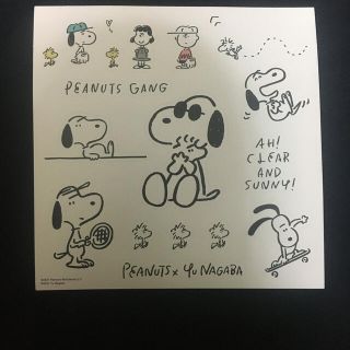 スヌーピー(SNOOPY)のユニクロ　スヌーピー　シール(ノベルティグッズ)