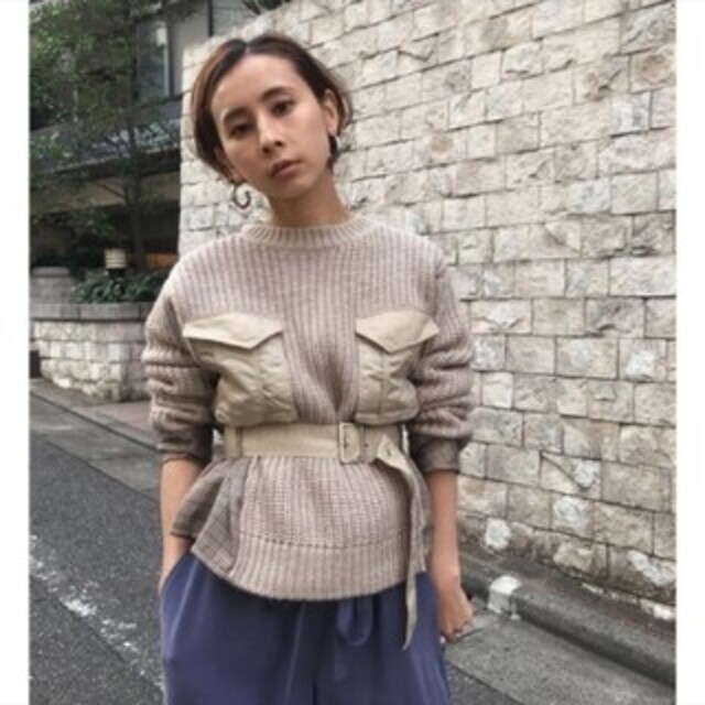 Ameri VINTAGE(アメリヴィンテージ)の【専用】AMERI UNION CHECK KNIT レディースのトップス(ニット/セーター)の商品写真