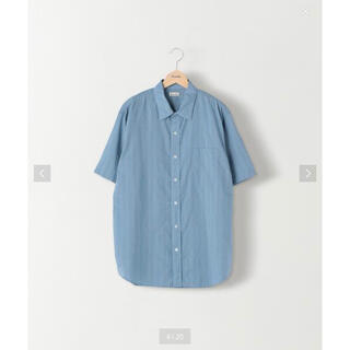 スティーブンアラン(steven alan)のC/S STRIPE REGULAR COLLAR SHIRT-NERD シャツ(シャツ)