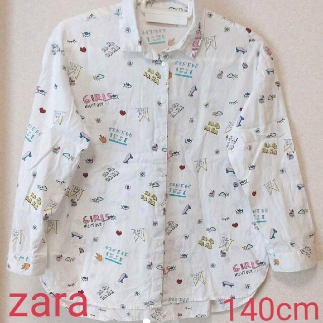 ZARA KIDS(ザラキッズ)の☆モエ様専用 ZARA シャツ キッズ/ベビー/マタニティのキッズ服女の子用(90cm~)(ブラウス)の商品写真