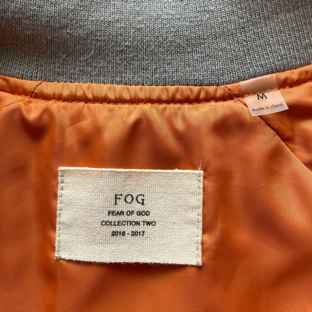 FEAR OF GOD(フィアオブゴッド)のFOG fear of god essentials ma-1 jacket メンズのジャケット/アウター(フライトジャケット)の商品写真