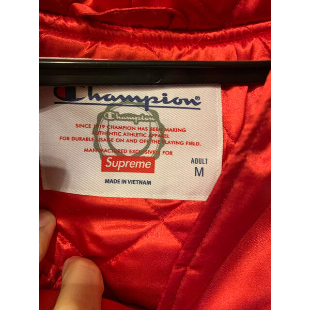 Supreme Champion Hooded Varsity Jacket M