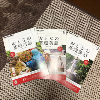 新品　NHK 大人の基礎英語　3冊セット(語学/資格/講座)