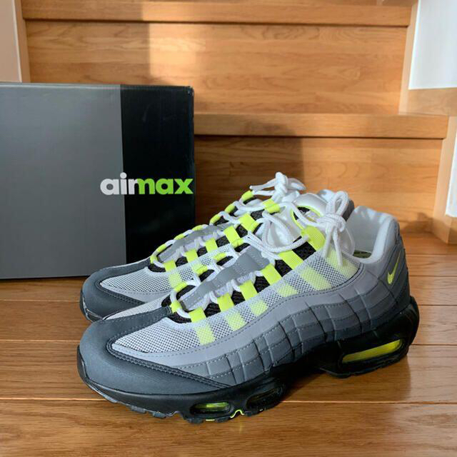 26.5cm NIKE AIR MAX 95 OG NEON YELLOW靴/シューズ