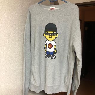 アベイシングエイプ(A BATHING APE)のアベイシングエイプ　NIGOプリントトレーナー(スウェット)