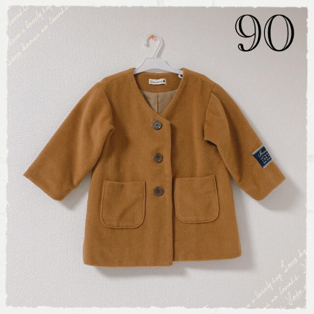 Branshes(ブランシェス)のブランシェス　チェスターコート 90 キッズ/ベビー/マタニティのキッズ服女の子用(90cm~)(コート)の商品写真