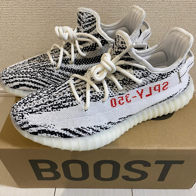 26.5cm】ADIDAS YEEZY BOOST 350 V2 ZEBRA - meatstake.com