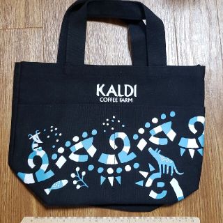 カルディ(KALDI)のまち様、KALDI トートバッグ　黒(その他)