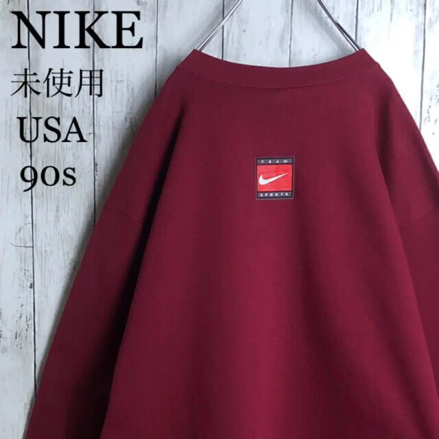 NIKE - 【未使用】【両面プリント】 ナイキ USA製 90s 銀タグ スウェットの通販 by 古着屋アポロ13｜ナイキならラクマ