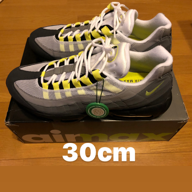 【最安値】30cm NIKE エアマックス95 イエローグラデ　ネオンイエロー