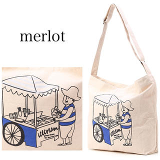 メルロー(merlot)のメルロー アイス売りおじさんバッグ BL(ショルダーバッグ)