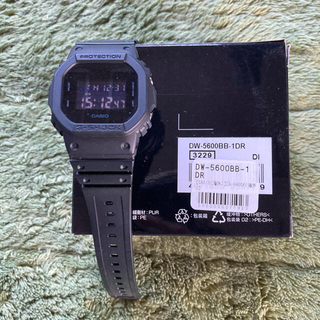 ジーショック(G-SHOCK)のクーポンセール！　G-SHOCK DW-5600BB-1 美品(腕時計(デジタル))