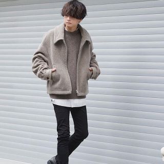 LIDNM リドム SHORT BOA BLOUSON ショートボアブルゾン(ブルゾン)