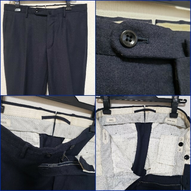 INCOTEX(インコテックス)のINCOTEXインコテックス/ウールフランネルスラックス裾ダブル/1JT035 メンズのパンツ(スラックス)の商品写真
