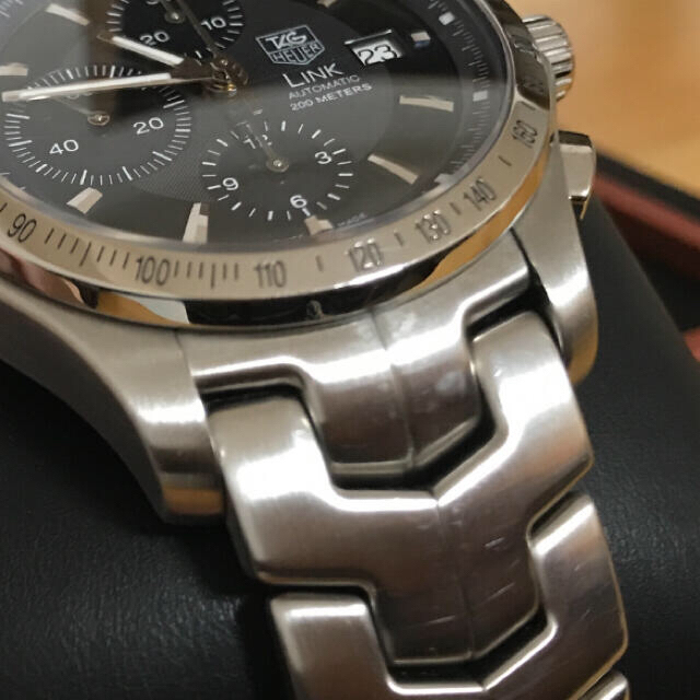 TAG Heuer(タグホイヤー)のTAG HEUER タグホイヤー リンク クロノグラフ メンズの時計(腕時計(アナログ))の商品写真