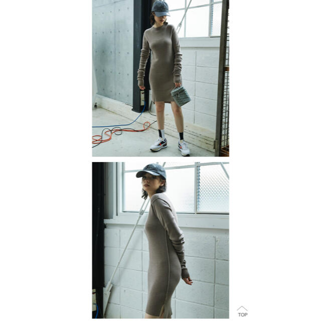 JUEMI♡Pillingless Long Sleeve Knit Dress