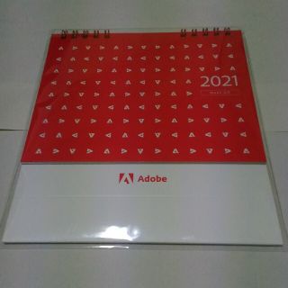 Adobe 2021 卓上カレンダー　複数購入OK(カレンダー/スケジュール)