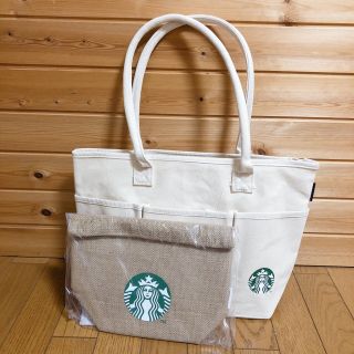 スターバックスコーヒー(Starbucks Coffee)のスターバックス福袋2021 エコバッグ＆ランチバッグ(エコバッグ)