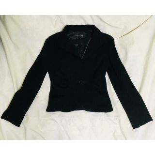 インディヴィ(INDIVI)のインディヴィ ジャケット 黒　INDIVI Black Jacket(テーラードジャケット)