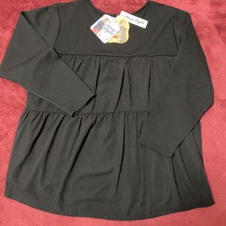 シマムラ(しまむら)のhina  style ウシロティアードPO  黒　3L(Tシャツ(長袖/七分))