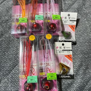 ダイワ(DAIWA)の激特！　タイラバ 5 個　＋ヘッド2個　計7個セット！！(ルアー用品)