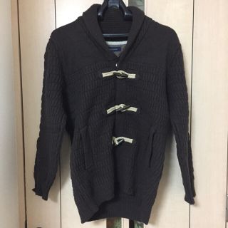 トミーヒルフィガー(TOMMY HILFIGER)のトミーヒルフィガー ブラウン セーター XL 毛100%(ニット/セーター)