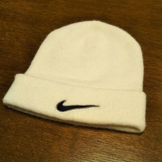 ナイキ(NIKE)の90s 美品　nike　ナイキ　ニットキャップ　ニット帽　ニット　ビーニー(ニット帽/ビーニー)