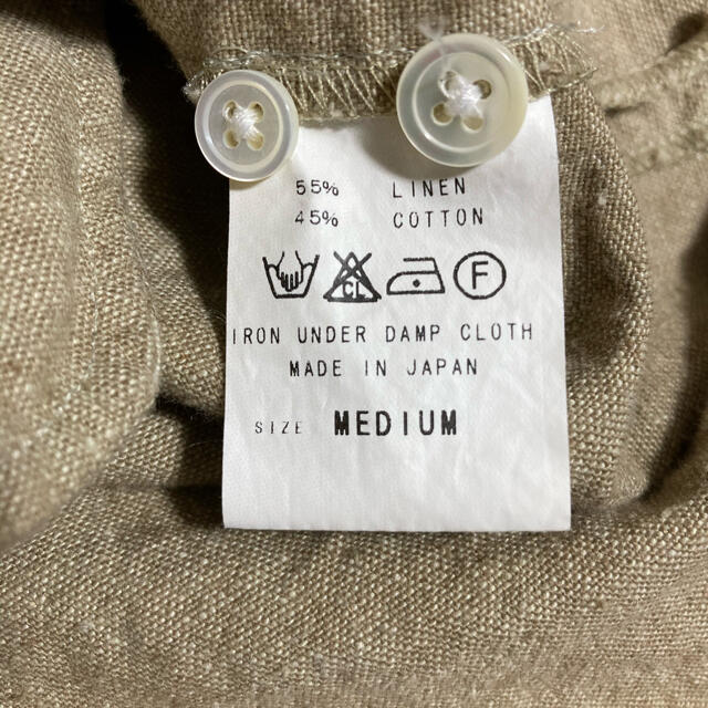 Needles(ニードルス)のコンチネンタルリズムセクション ロングシャツ M リネン コットン ニードルス メンズのトップス(シャツ)の商品写真
