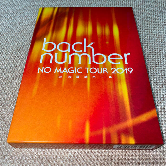 BACK NUMBER(バックナンバー)のNO　MAGIC　TOUR　2019　at　大阪城ホール（初回限定盤） DVD エンタメ/ホビーのDVD/ブルーレイ(ミュージック)の商品写真