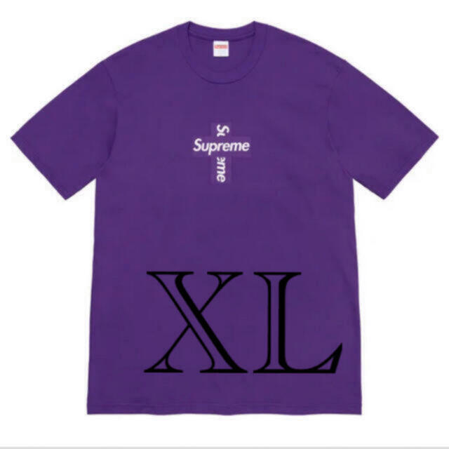 Supreme(シュプリーム)のsupreme cross box logo tee メンズのトップス(Tシャツ/カットソー(半袖/袖なし))の商品写真
