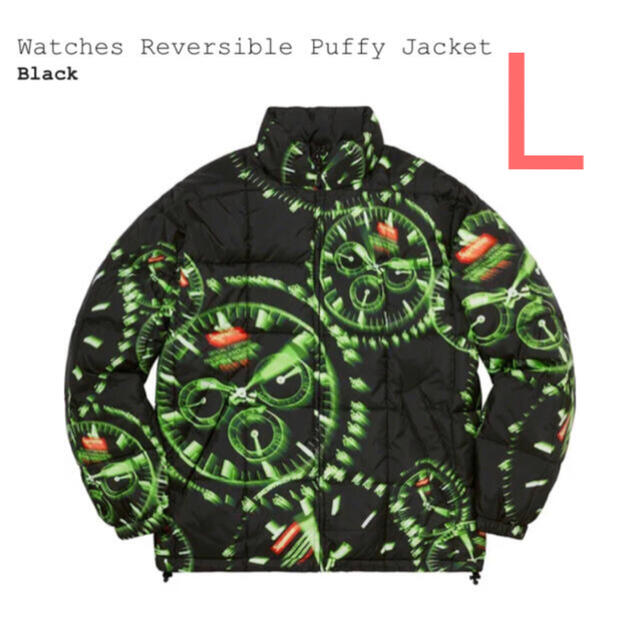 Supreme(シュプリーム)の【L】 watches reversible puffy jacket  メンズのジャケット/アウター(ダウンジャケット)の商品写真