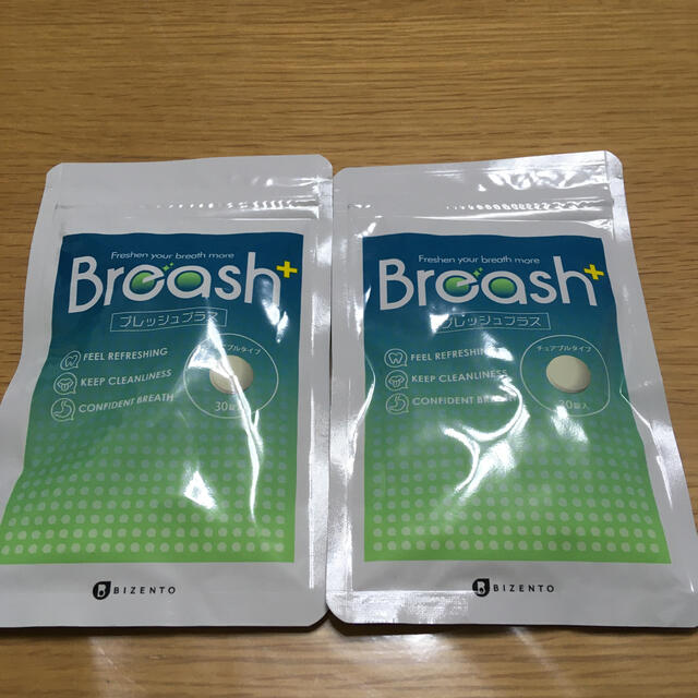 未開封　Breash plus ＋　ブレッシュプラス 2個セット  コスメ/美容のオーラルケア(口臭防止/エチケット用品)の商品写真