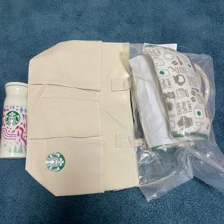 スターバックスコーヒー(Starbucks Coffee)のスタバ ステンレスタンブラー トートバッグ クッション(タンブラー)