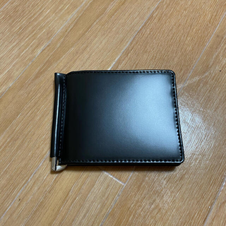 ポールスミス(Paul Smith)の二つ折り財布　マネークリップ　United homme 黒革　財布(マネークリップ)