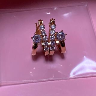 ピアス フープ18金 ピンクゴールド(ピアス)