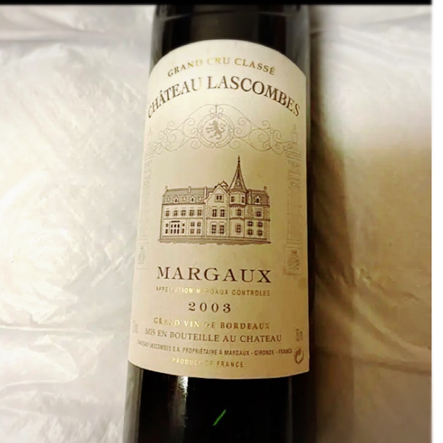 高級感 CHATEAU LASCOMBES シャトー・ラスコンブマルゴー2003年 ワイン