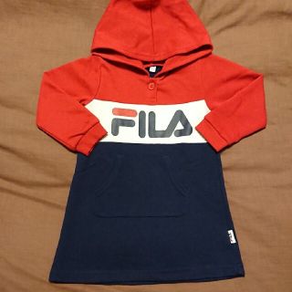 フィラ(FILA)のFILA フィラワンピース スウェット トレーナー 女の子 サイズ 95(ワンピース)