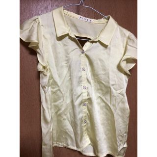 ピンザ(PINZA)のフリルシャツ(Tシャツ(半袖/袖なし))