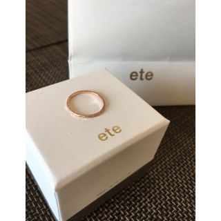 エテ(ete)の1エテ　ete 10K クレールカットリング　9号(リング(指輪))