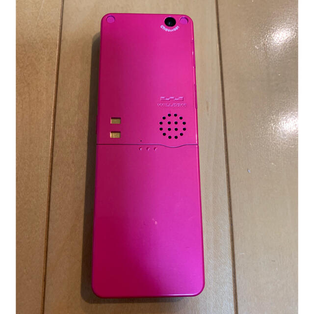 京セラ(キョウセラ)の美品‼︎ 携帯電話 WILLCOM ウィルコム HONEY BEE ピンク スマホ/家電/カメラのスマートフォン/携帯電話(携帯電話本体)の商品写真