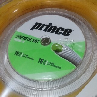 プリンス(Prince)の新品未使用 100mロールガット プリンス シンセティックガット16(その他)