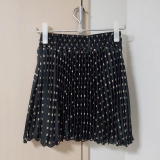 ドット柄シフォンスカート(ミニスカート)