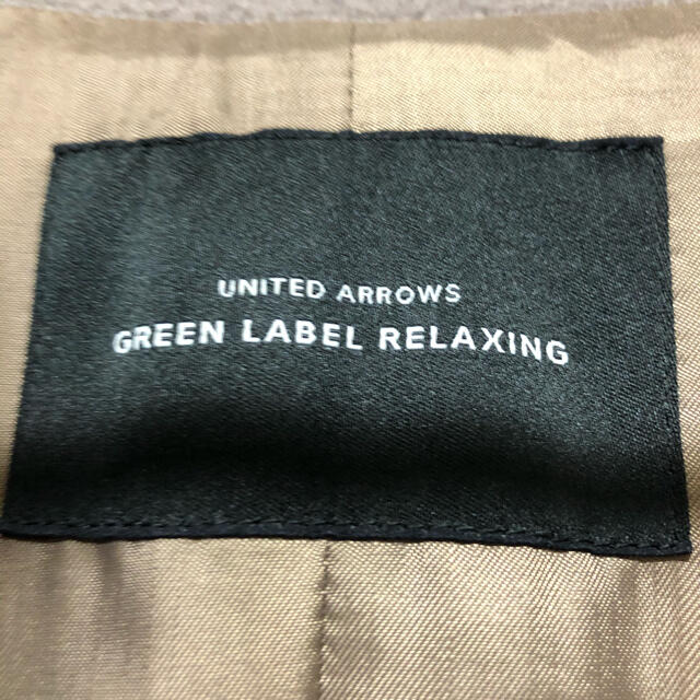 UNITED ARROWS green label relaxing(ユナイテッドアローズグリーンレーベルリラクシング)の【特別値下げ！】GREEN LABEL RELAXING ノーカラーコート レディースのジャケット/アウター(ロングコート)の商品写真