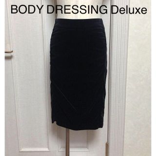 ボディドレッシングデラックス(BODY DRESSING Deluxe)のBODY DRESSING Deluxe ☆スエード　スカート　秋冬物(ひざ丈スカート)